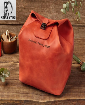 Women Anniversary Gift Leather Custom Cosmetic Dopp Kit