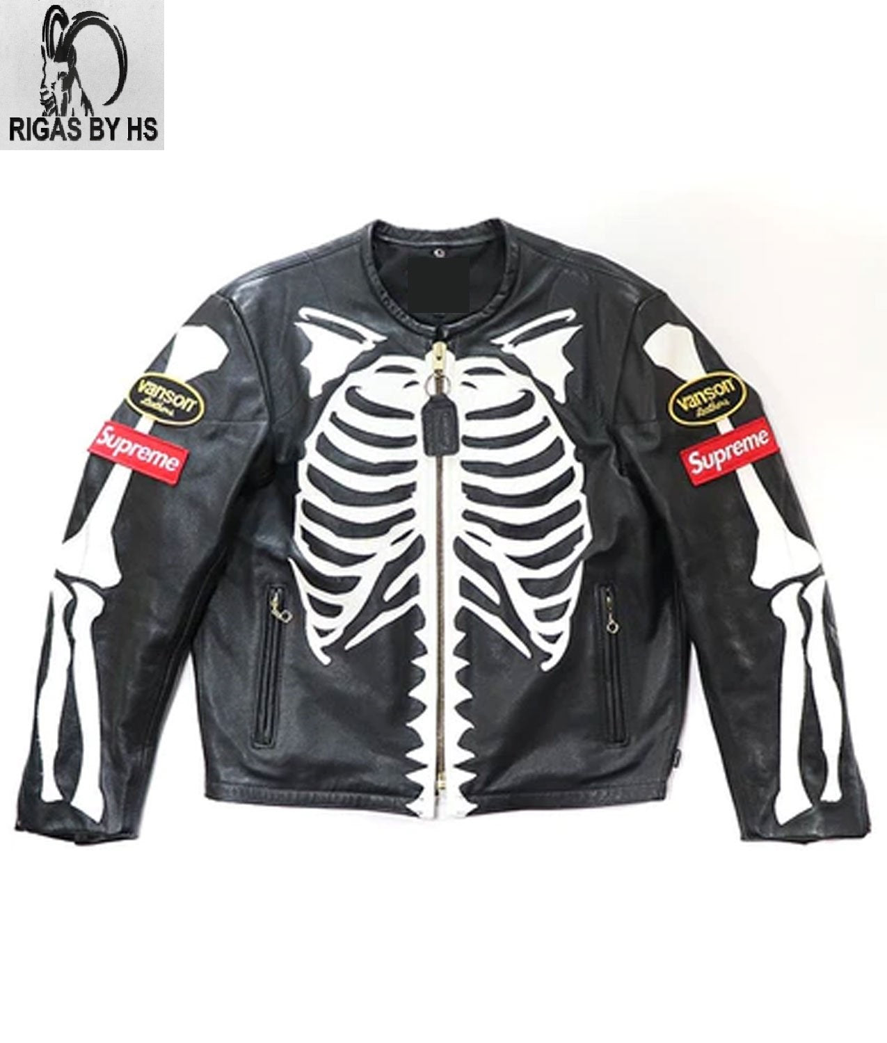 Supreme Vanson Leather Bones Jacket | Unique Style Statement – RIGAS by HS