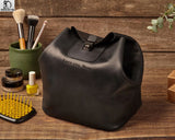 Women Anniversary Gift Leather Custom Cosmetic Dopp Kit