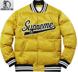 Men's Supreme Varsity Puffy Cotton Jacket