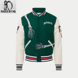 Rod Godspeed Skull Varsity Jacket