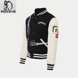 Rod Godspeed Skull Varsity Jacket