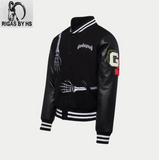 Rod Godspeed Skull Varsity Jacket