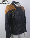 Star Trek Picard Season 3 Captain Riker Leather Jacket