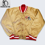 San Francisco Forty Niners Vintage Gold Jacket