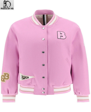 Womens BOSS Varsity Jacket With Logo Patch