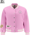 Womens BOSS Varsity Jacket With Logo Patch