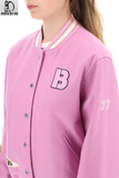 Womens BOSS Varsity Jacket With Logo Patch