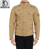 Royal Enfield Jispa Urban Scout Light Brown Khaki Riding Motorcycle Jacket