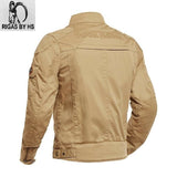 Royal Enfield Jispa Urban Scout Light Brown Khaki Riding Motorcycle Jacket