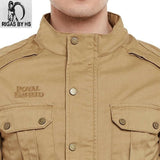 Royal Enfield Jispa Urban Scout Light Brown Khaki Riding Motorcycle Jacket