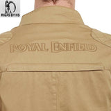 Royal Enfield Jispa Urban Scout Light Brown Khaki Riding Motorcycle Jacket