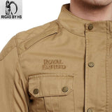 Royal Enfield Jispa Urban Scout Light Brown Khaki Riding Motorcycle Jacket