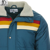 New MADCAP EDGE SKI Padded Quilted Jacket Retro 70s 80s 90s