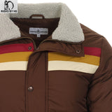 New MADCAP EDGE SKI Padded Quilted Jacket Retro 70s 80s 90s