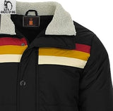 New MADCAP EDGE SKI Padded Quilted Jacket Retro 70s 80s 90s