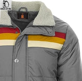 New MADCAP EDGE SKI Padded Quilted Jacket Retro 70s 80s 90s