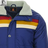 New MADCAP EDGE SKI Padded Quilted Jacket Retro 70s 80s 90s