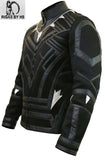 Black Panther Avengers Infinity War Black Leather Jacket