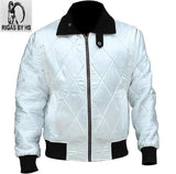 Mens Ryan Gosling Drive Scorpion Satin Bomber Jacket