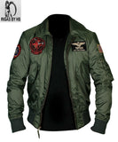 Tom Cruise Top Gun Maverick Capt Pete Mitchell MA-1 Flight Jacket