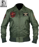 Tom Cruise Top Gun Maverick Capt Pete Mitchell MA-1 Flight Jacket