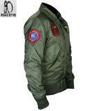 Tom Cruise Top Gun Maverick Capt Pete Mitchell MA-1 Flight Jacket