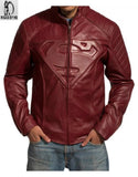 Man of Steel Superman Smallville Leather Jacket