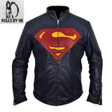 Man of Steel Superman Smallville Leather Jacket