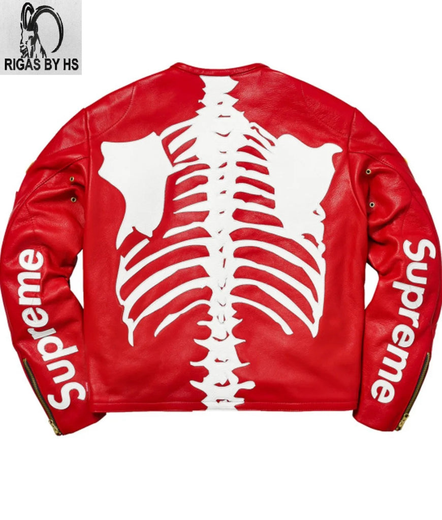 Supreme Vanson Leather Bones Jacket | Unique Style Statement 