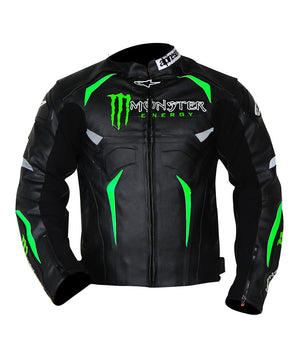 Alpinestars Hellhound Monster Energy Bikers Leather Jacket