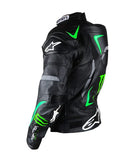 Alpinestars Hellhound Monster Energy Bikers Leather Jacket