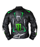 Alpinestars Hellhound Monster Energy Bikers Leather Jacket