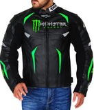 Alpinestars Hellhound Monster Energy Bikers Leather Jacket