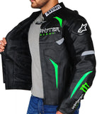 Alpinestars Hellhound Monster Energy Bikers Leather Jacket