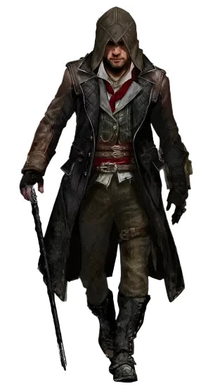 Assassin's Creed Jacob Frye's Syndicate Leather Trench Coat Costume