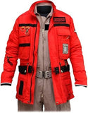 Ghostbusters Frozen Empire Paul Rudd Red Jacket With Customized Name Badge