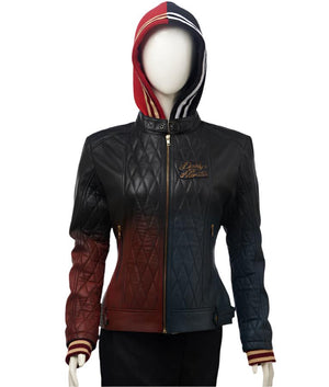 Harley Quinn Daddy’s Lil’ Monster Quilted Leather Jacket