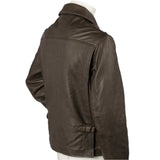 Indiana Jones Cowhide Distressed Brown Leather Jacket