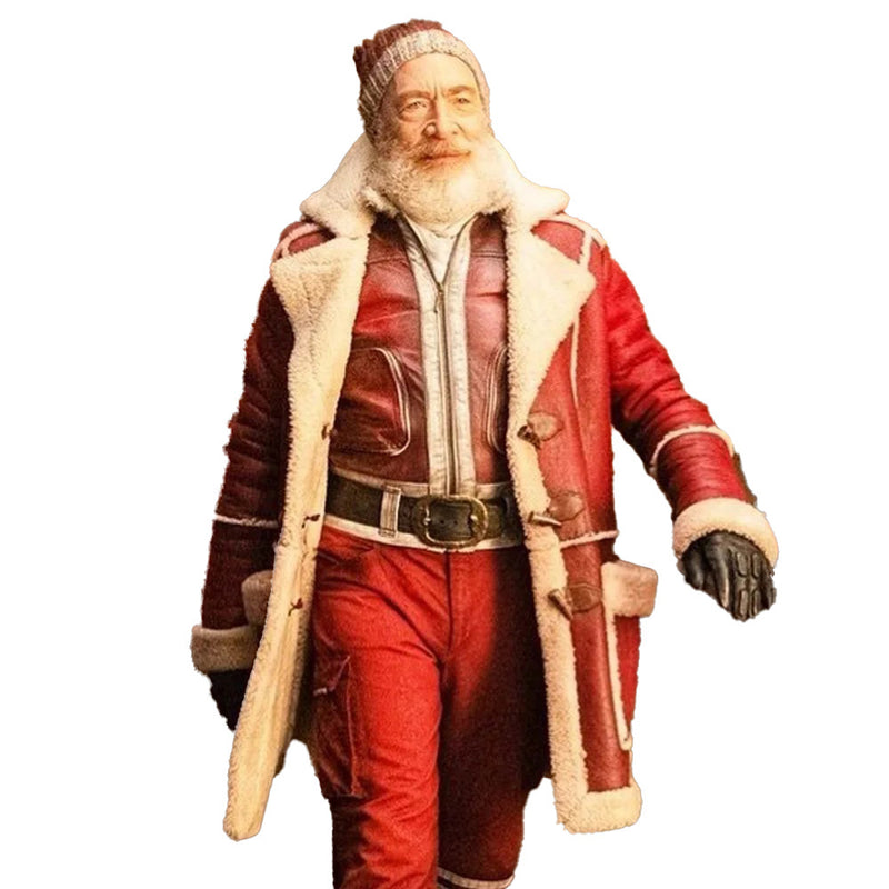 Red One 2024 J.K. Simmons Santa Claus Red Coat