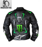 Alpinestars Hellhound Monster Energy Bikers Leather Jacket