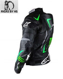 Alpinestars Hellhound Monster Energy Bikers Leather Jacket