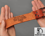 Men's Hand Crafted Designer Personalized Leather Belt