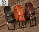 Men's Hand Crafted Designer Personalized Leather Belt