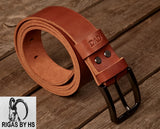 Men's Custom Full Grain Leather Belt