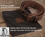 Men's Custom Full Grain Leather Belt