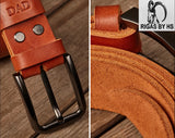 Men's Custom Full Grain Leather Belt