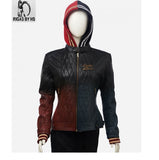 Harley Quinn Daddy’s Lil’ Monster Quilted Leather Jacket