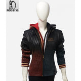 Harley Quinn Daddy’s Lil’ Monster Quilted Leather Jacket